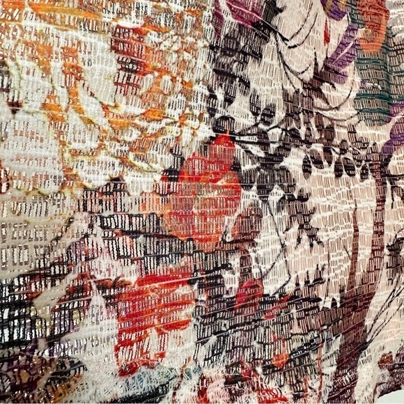 ANTHROPOLOGIE MAEVE MACKENZIE FLORAL FIT AND FLARE LACE DRESS SIZE 2 - Picture 11 of 16